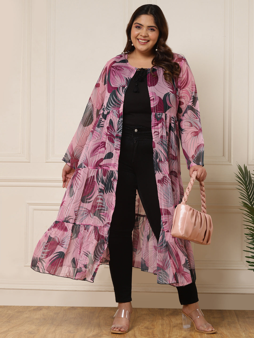 Ladies Shrug Plus Size Shrugs Online Women's Plus Size Multicolor Printed Tier Shrug Ladies Shrug Plus Size Shrugs Online Women's Plus Size Multicolor Printed Tier Shrug