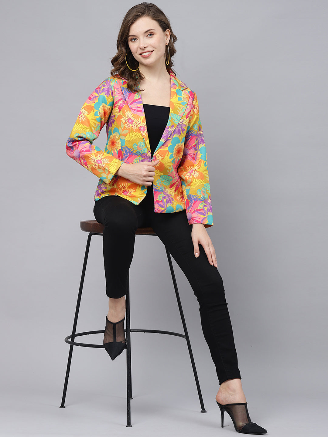 Multi coloured blazer womens hotsell