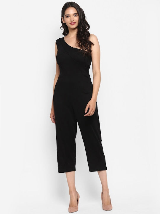 One shoulder culotte store jumpsuit