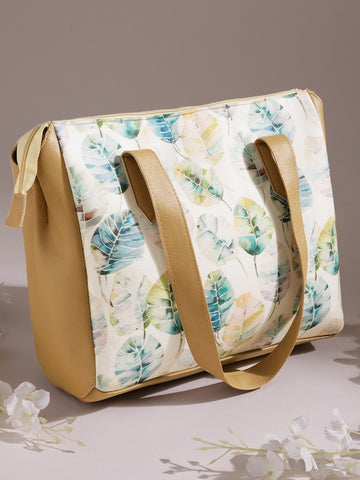 Floral Printed Shopper Cotton Shoulder Bag