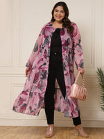 Women's Plus Size Multicolor Printed Tier Shrug