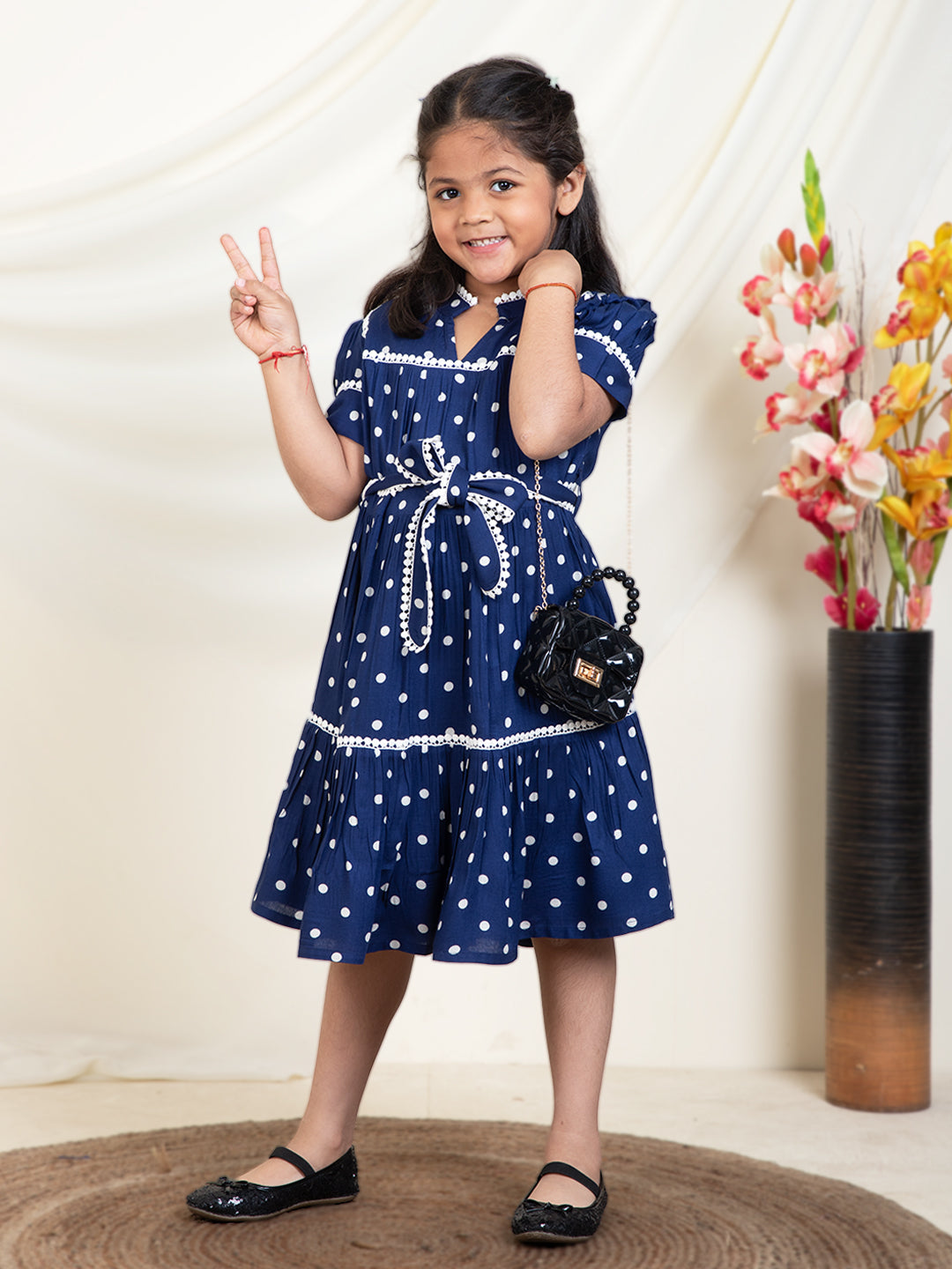 Polka Dots Timeless Tiered Dress