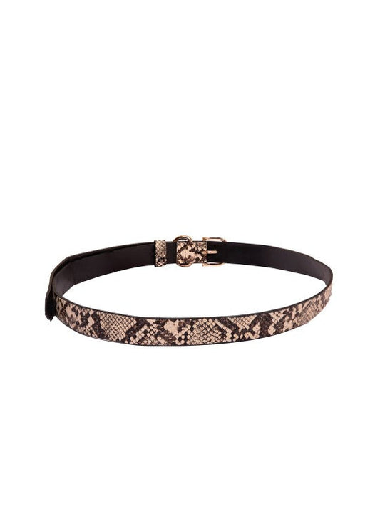 Women's Snake Textured PU Belt