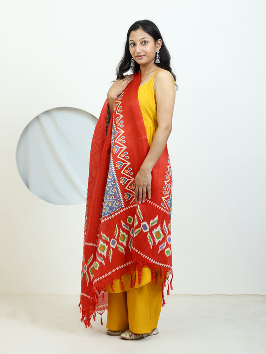 Women's Multi Silk Blend Dupatta