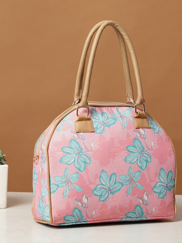 Floral Motifs Statement Handbag