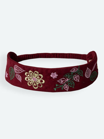 Women's Maroon Hairband