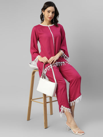Women's Magenta Co-Ord Sets