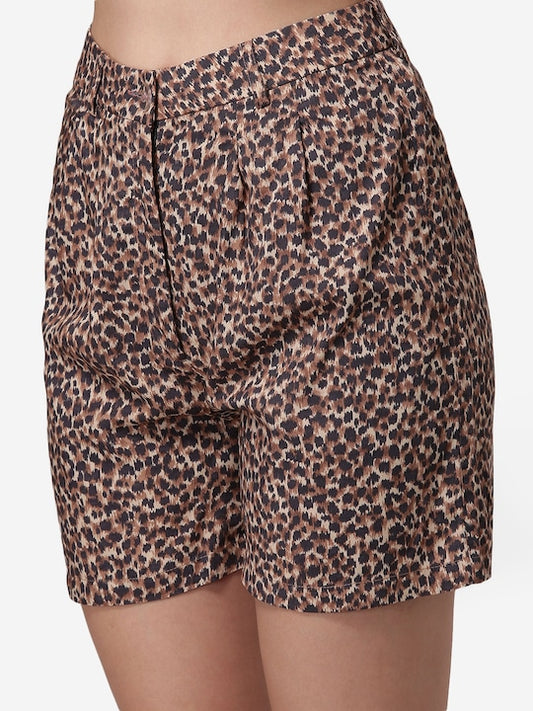 Leopard Print Summer Shorts