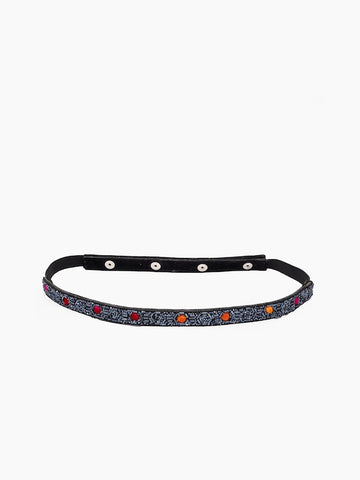 Women's Orange Beads Embellished Belt