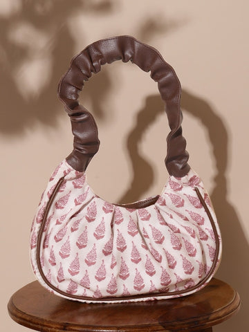 Pink Half Moon Handbag