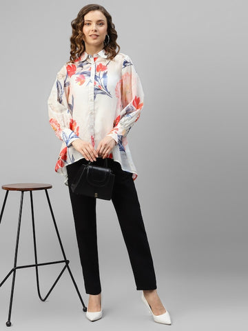 Women's Premium Floral Printed Casual Shirt