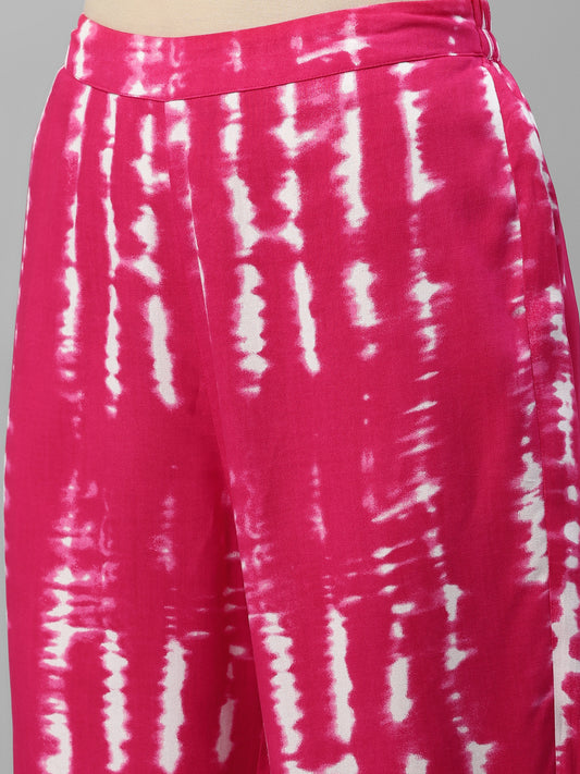 Magenta Tie & Dye Women's Co-Ord Set