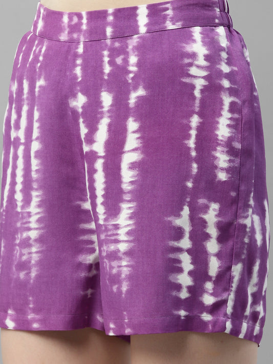 Lavender Tie & Dye Women's Co-Ord Set